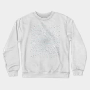 Swirling blue particles Crewneck Sweatshirt